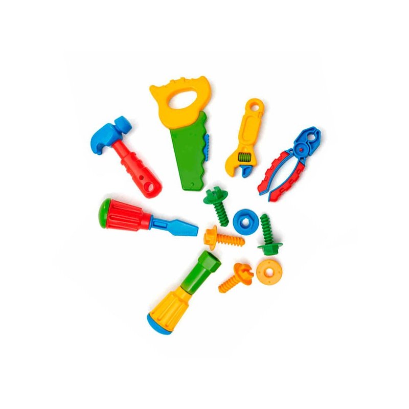 brinquedo infantil kit de ferramenttas simples casa baires calesita tateti 4