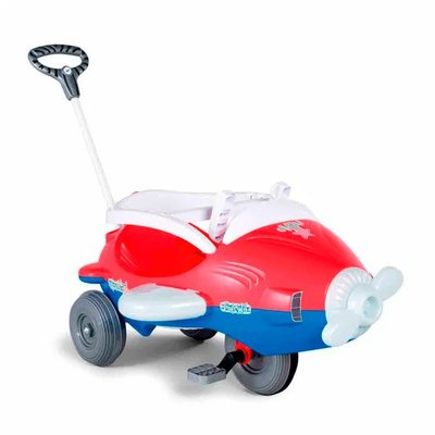 Motoca Infantil Vermelho e Azul com Pedal - CALESITA-958